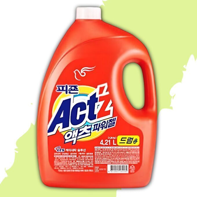 Концентрированный гель для стирки "Act’z Power Gel" горизонтальная загрузка аром свежих цветов 4,2 л