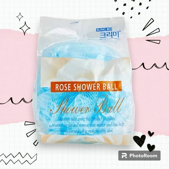 Мочалка-розочка из полиэтиленовой сетки "Rose Shower Ball" (мягкая) диаметр - 11 см Мочалка-розочка из полиэтиленовой сетки "Rose Shower Ball" (мягкая) диаметр - 11 см