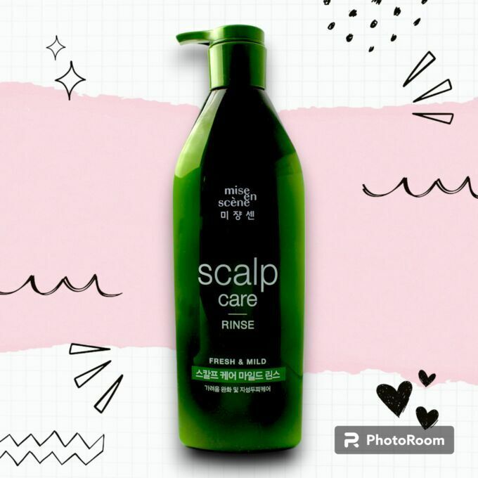 Mise en scene. Кондиционер для волос Зеленый чай Scalp Care Rinse Green Tea, 680мл